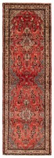 Vintage Hand-knotted Runner Rug 3'3