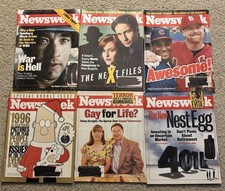 Newsweek Lot of 5 Weekly Magazines 1998 July/Sep War WWII Baseball Ambrose picture