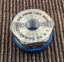 Penn 6D3G Hex Head Bushing Forged F316/L Stainless Steel 2 x 1/2