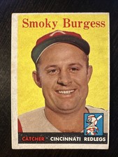 1958 TOPPS #49 SMOKY BURGESS VG-EX *Hot Corner Vintage* picture