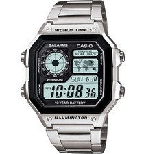 Casio AE1200WHD-1AV, Digital Watch, Chronograph, Alarm, World Time,10 Yr Battery picture