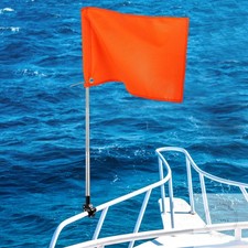 Orange Boat Flag with 53