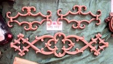 Antique Cast Iron Archway Door Corner Home Decor 1965 picture