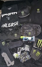 Monster Energy Promo 21+ Pc Lot XL ZIP fleece T Shirts Bag Lanyard Sock Keychain picture