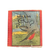 Antique Cloth Book Muslin Saalfields Vintage Cock Robin Rare 1900s EUC picture