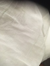 Per yard White Cotton Lawn Fine woven light weight Fabric 57