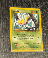 The Pokémon Company Pokemon TCG Weedle 069/102 Base Set Shadowless 1st Ed 1999 picture