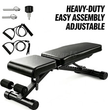 Adjustable Utility Bench Weight Bench 880 LBS Home Gym Fitness Workout Exercise picture
