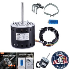 Durable 3/4 HP 208/230V Furnace Blower Motor with Capacitor & Easy Install Hoop picture