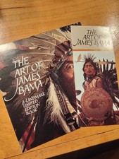 James Bama PROMOTION ephemera RARE COLLECTORS leaflets Catalog Artwork ART WEST picture