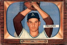 1955 Bowman #316 Marion Fricano - vg picture