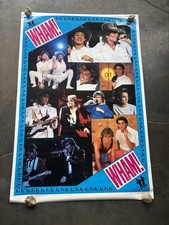 Wham collage large Poster Vintage 1985 English Pop C2993 picture