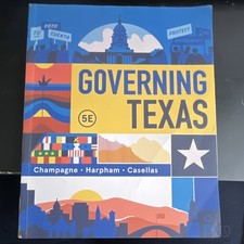 Governing Texas 5th Ed PB Champagne Harpham Casellas 2021 Norton English picture