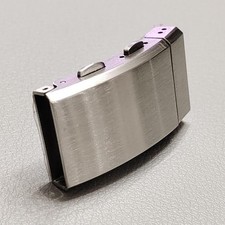 16/18/20/22mm 316L Stainless Steel Watch Clasp Adjustable Folding Buckle Metal picture