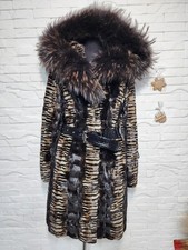 Vintage Mink Fur Hooded Coat - Women's Warm Luxury Outerwear picture