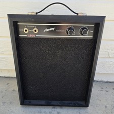 Harmony L200 Vintage Guitar Combo Amplifier 2 Input Portable Amp Black Untested picture