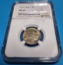 1913 P Buffalo Nickel .05C Type 1 