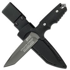 MTech USA Fixed Blade Knife-Nylon Fiber Handle w/Lanyard Hole & Molded Sheath picture