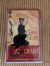 CATWOMAN 88 Signed J SCOTT CAMPBELL CHAT NOIR EXCLUSIVE HOMAGE  NM 2026 W/ COA picture