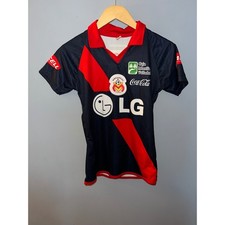 Vintage Monarcas Morelia Soccer Jersey Navy Red LG Coca-Cola Liga MX Mexico picture