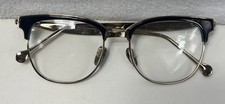 DREAM FEVER H771 Col. A Gold/Black Metal Round Eyeglass FRAMES ONLY 51 17 143 picture