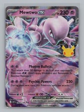 Mewtwo ex 064/128 ME: 30th Celebration NM Pokemon TCG Double Rare picture
