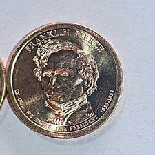 2009 Franklin Pierce Presidential $1 Coin Business Strike KM#464 picture