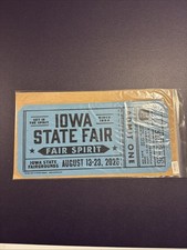 Iowa State Fair Jumbo Collectors Ticket-2026-Brand New-Fast Shipping picture