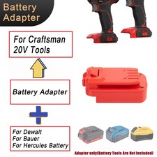 NEW For Hercules 20V Battery Adapter to For Craftsman 20V Cordless Tools picture