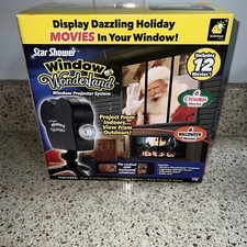 Bulbhead 11674 Star Shower Window Wonderland Projector - Black picture