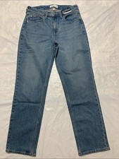 Abercrombie & Fitch 90s Straight Midrise Curve Love Jeans NWT Size 28R picture