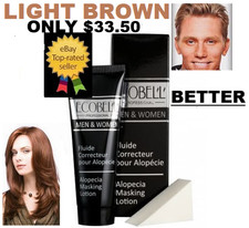 Ecobell Alopecia Masking Lotion. 50ML. Light Brown Couvre Substitute. Men&women picture