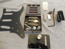 Fender Stratocaster Upgrade Kit Blackout Excellent Condition picture
