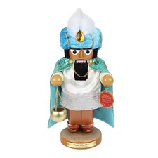 Steinbach Wooden Chubby Nutcracker, Three Wise Man - Balthasar, 12in picture
