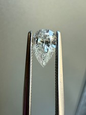 Loose Natural Untreated Pear Earth Mined Recycled Diamond 0.80ct J Color I2 picture