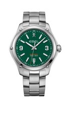 Brand New Ebel Discovery Men's Green Dial 41 mm Stainless Steel Watch 1216421 picture