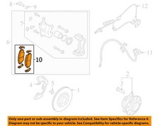 HYUNDAI OEM 20-25 Sonata Front Suspension Brake Components-Brake Pads 58101L1A02 picture