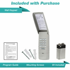For LiftMaster 877LM Wireless Garage Door Keyless Entry Keypad Yellow Learn picture