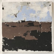 No.693 Original Abstract Modern Minimal Texturd Painting By K.A.Davis  picture