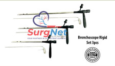 Bronchoscope Rigid with FiberOptic Light Carrier STORZ FIT 3pc Set Black Coated picture