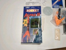 Estes Alpha III Flying Model Rocket Launch Set Kit EST1406 Open Box Sealed Bags picture