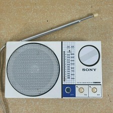Vintage SONY ICF-S30W AM/FM 2-band Portable Radio Tested - Works MADE IN JAPAN  picture