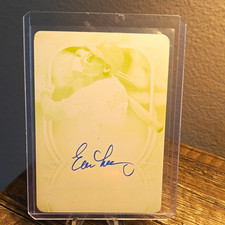 Topps Tribute 2026 Evan Longoria Rays TA-EL Auto Yellow Printing Plate 1/1 picture