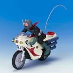 Micro Works Series Micro Character Cycle Cyclone with Kamen Rider No.1 Figure picture