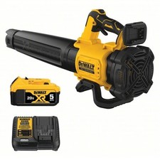 DEWALT Battery-Powered Handheld Leaf Blower Kit: 20V MAX XR®, 450 cfm Max. Air F picture