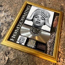 BEYONCE ( HOMECOMING ) Platinum Music Award Vinyl LP Record CD picture