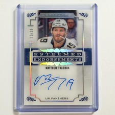 2026-27 Upper Deck Artifacts Matthew Tkachuk Esteemed Endorsements Auto /28 EE-M picture