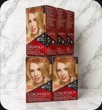Lot of 12 boxes Revlon #74 MEDIUM BLONDE Colorsilk Unisex Hair Color No Ammonia picture