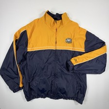 Vintage Super Bowl XXXVII Jacket Mens 3XL Blue Yellow NFL Football Reebok Zip picture