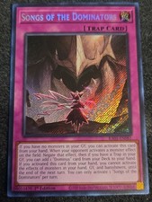 YuGiOh - Songs of the Dominators RA05-EN081 Secret Rare 1st Edition Near Mint picture